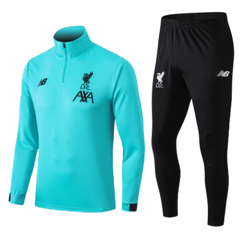 CONJUNTO TREINO LIVERPOOL JAQUETA+CALÇA - CELESTE 2023/24