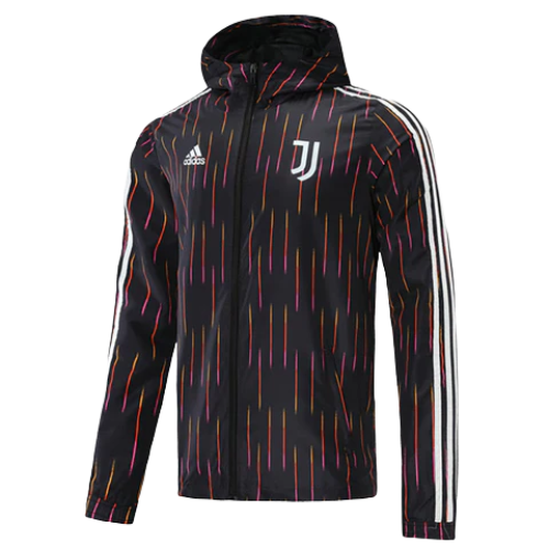 JAQUETA PRETA VERMELHA JUVENTUS 2021/22