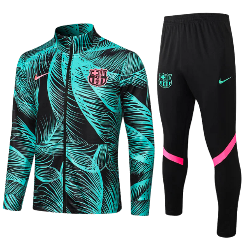 CONJUNTO TREINO BARCELONA JAQUETA+CALÇA - SUMMER EDITION 2021/22