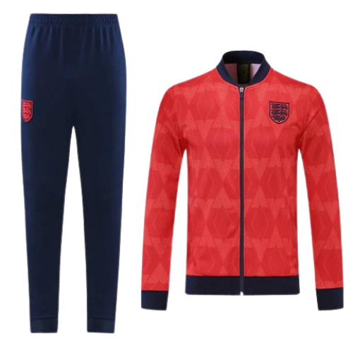 CONJUNTO TREINO INGLATERRA JAQUETA+CALÇA - VERMELHA 2021/22