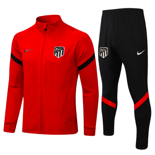CONJUNTO TREINO ALETICO MADRID JAQUETA+CALÇA - VERMELHO  2023/24