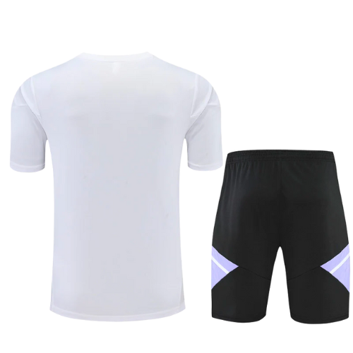 CONJUNTO TREINO REAL MADRID CAMISA+SHORT- BRANCO 2022/23