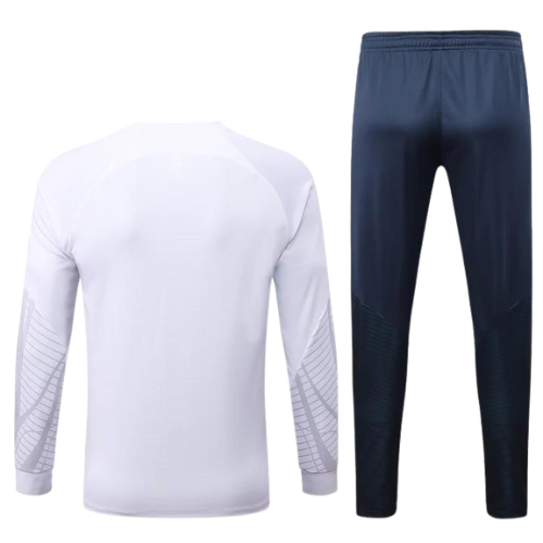 CONJUNTO TREINO FRANÇA JAQUETA+CALÇA - BRANCO 2022/23