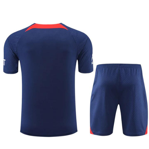 CONJUNTO TREINO PSG CAMISA+SHORT - AZUL 2022/23