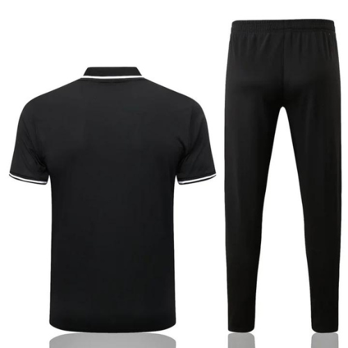 CONJUNTO TREINO PSG PÓLO+CALÇA - PRETO 2022/23