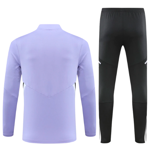 CONJUNTO TREINO REAL MADRID JAQUETA+CALÇA - ROXO 2022/23