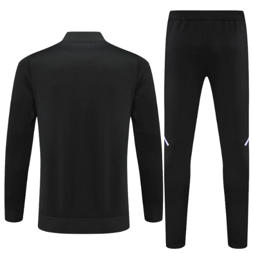 CONJUNTO TREINO REAL MADRID JAQUETA+CALÇA - PRETO 2022/23