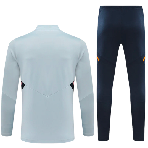 CONJUNTO TREINO ARSENAL JAQUETA+CALÇA - CINZA 2023/24