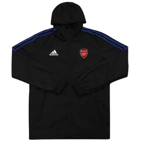 JAQUETA CORTA VENTO ARSENAL PRETA 2022/23
