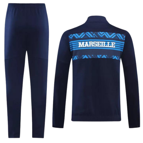 CONJUNTO TREINO MARSELHA JAQUETA+CALÇA - AZUL FAIXA 2023/24