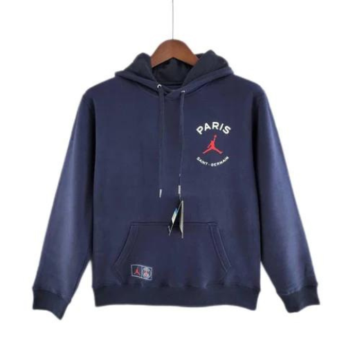 MOLETOM AZUL COM CAPUZ PSG X 2022/23
