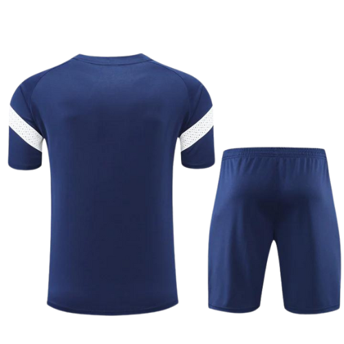 CONJUNTO TREINO MARSELHA CAMISA+SHORT - AZUL ESCURO 2023/24