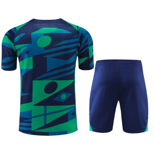 CONJUNTO TREINO INTER DE MILÃO CAMISA+SHORT - VERDE DEGRADÉ 2023/24