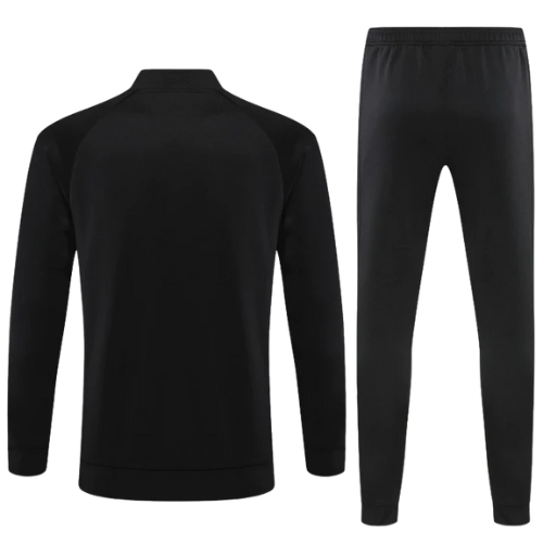 CONJUNTO TREINO MANCHESTER UNITED JAQUETA+CALÇA - PRETO 2022/23