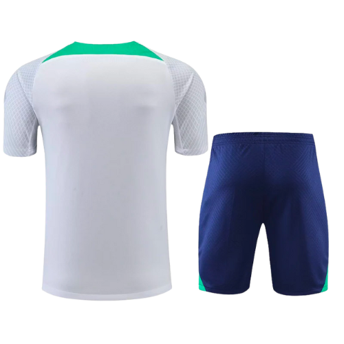 CONJUNTO TREINO INTER DE MILÃO CAMISA+SHORT - BRANCO 2022/23