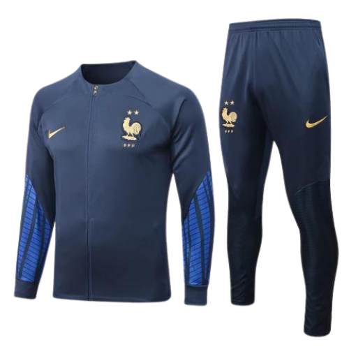 CONJUNTO TREINO FRANÇA JAQUETA+CALÇA - AZUL 2022/23