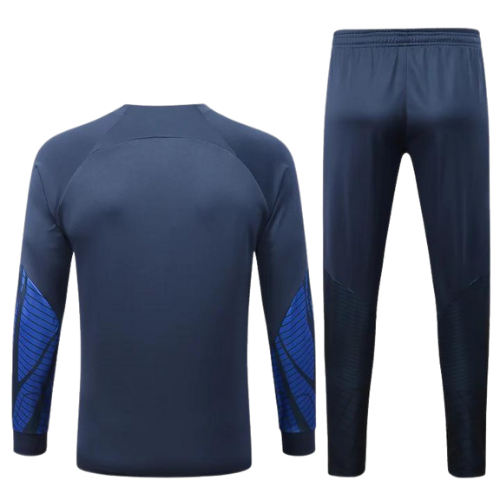 CONJUNTO TREINO FRANÇA JAQUETA+CALÇA - AZUL 2022/23