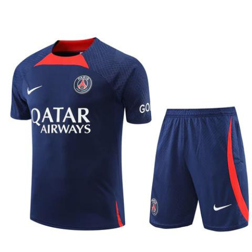 CONJUNTO TREINO PSG CAMISA+SHORT - AZUL 2022/23