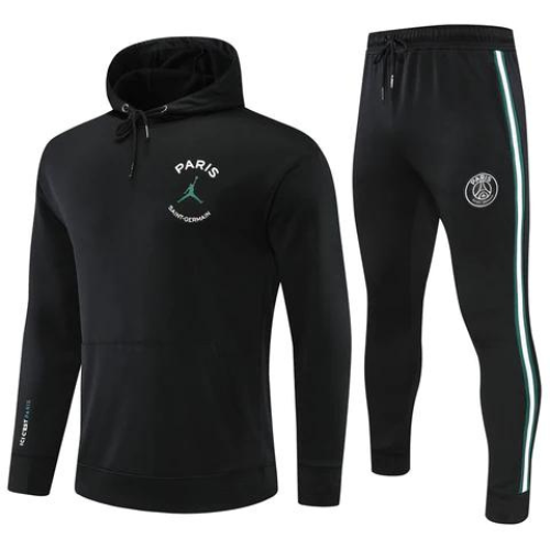 CONJUNTO TREINO PSG MOLETOM+CALÇA - PRETO 2022/23