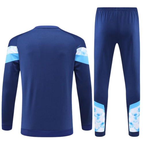 CONJUNTO TREINO MARSELHA JAQUETA+CALÇA - AZUL ESCURO V 2023/24