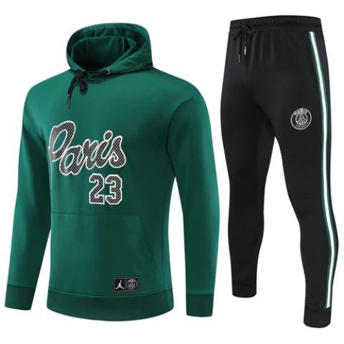 CONJUNTO TREINO PSG MOLETOM+CALÇA - VERDE 2021/22