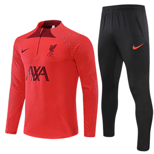 CONJUNTO TREINO LIVERPOOL JAQUETA+CALÇA - VERMELHO 2021/22