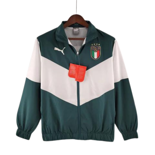 JAQUETA ITALIA VERDE/BRANCO 2022/23