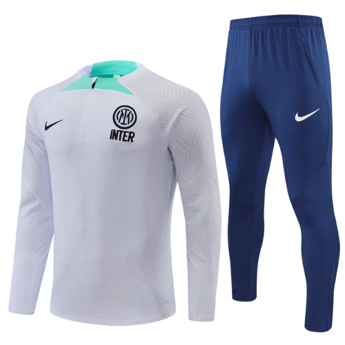 CONJUNTO TREINO INTER DE MILÃO JAQUETA+CALÇA - BRANCO 2022/23