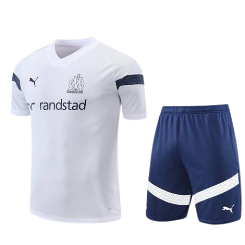 CONJUNTO TREINO MARSELHA CAMISA+SHORT - BRANCO 2022/23