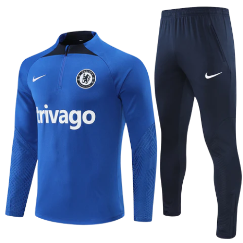 CONJUNTO TREINO CHELSEA JAQUETA+CALÇA - AZUL 2022/23