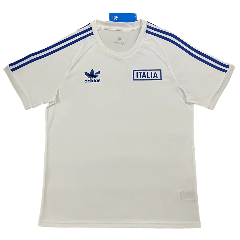 CAMISA ITALIA VERSÃO RETRÔ 1978  BRANCO