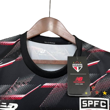 CAMISA SÃO PAULO TREINO PRETO - 2024/25