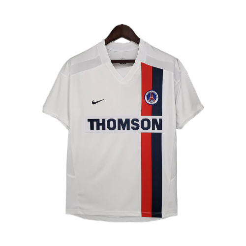 CAMISA PSG VERSÃO RETRÔ II BRANCA - 2002/03