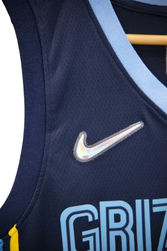 REGATA NBA MEMPHIS GRIZZLIES ICON EDIÇÃO 75 ANOS JA MORANT AZUL