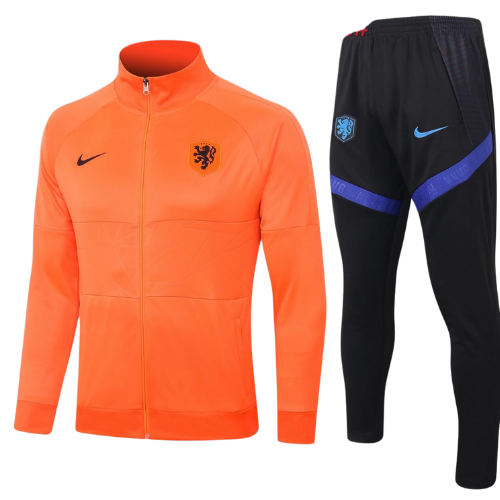 CONJUNTO TREINO INFANTIL HOLANDA JAQUETA+CALÇA - LARANJA 2022/23