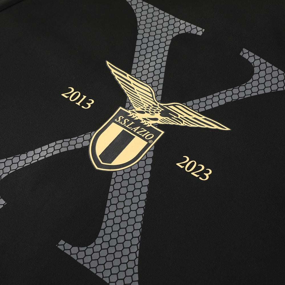 CONJUNTO TREINO LAZIO JAQUETA+CALÇA - PRETO 2023/24