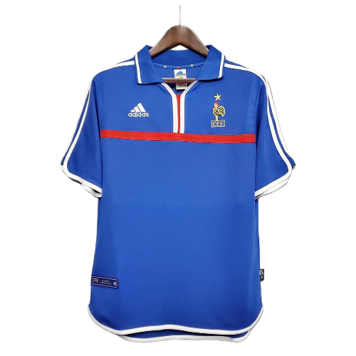 CAMISA FRANÇA RETRÔ 2000 AZUL