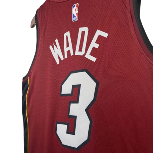 REGATA NBA MIAMI HEAT STATEMENT EDITION DWAYNE WADE VERMELHA