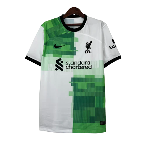 CAMISA LIVERPOOL BRANCA/VERDE - 2023/24