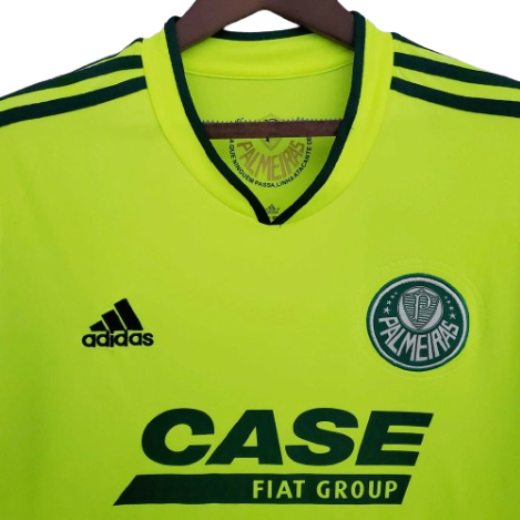 CAMISA PALMEIRAS RETRÔ 2010/2011 VERDE FLUORESCENTE