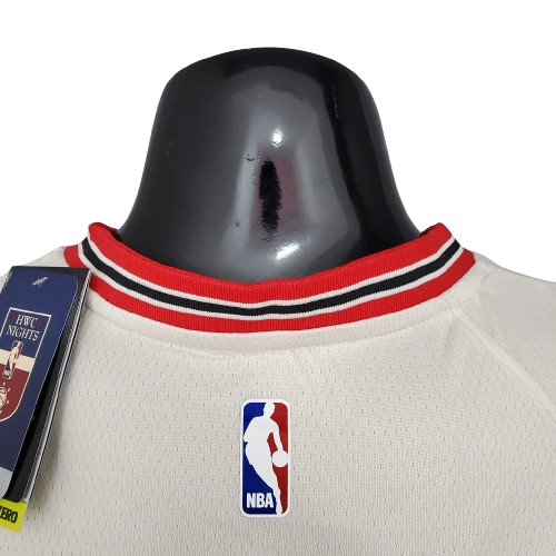 CAMISA BASQUETE NBA REGATA PORTLAND TRAIL BLAZERS MASCULINA - BEGE