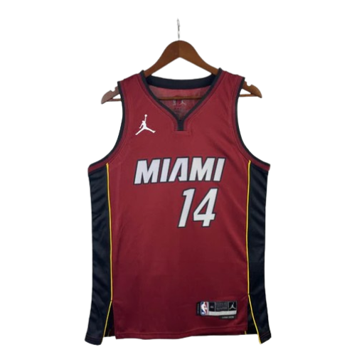 REGATA NBA MIAMI HEAT STATEMENT EDITION 23/24 TYLER HERRO VERMELHA