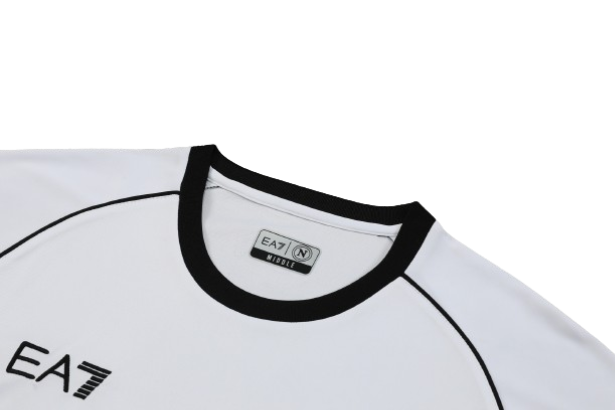 CONJUNTO TREINO NAPOLI CAMISA+SHORT - BRANCO 2023/24
