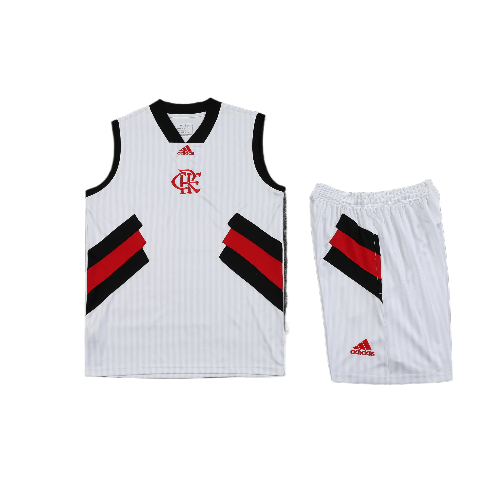 KIT DE TREINO REGATA FLAMENGO 23/24 - BRANCO