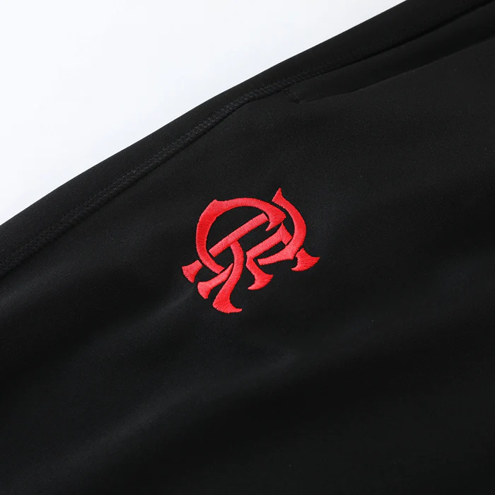 CONJUNTO TREINO FLAMENGO JAQUETA+CALÇA - VERMELHO/PRETO 2023/24