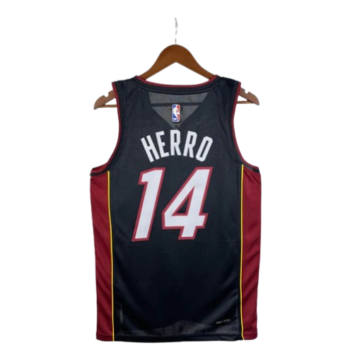 REGATA NBA MIAMI HEAT ICON EDITION 23/24 TYLER HERRO PRETA