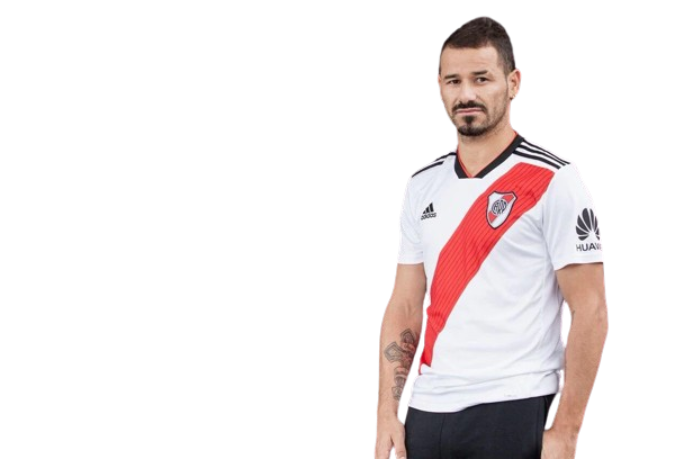 CAMISA RIVER PLATE I 18/19 - BRANCO E VERMELHO