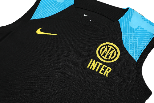 CONJUNTO TREINO INTER DE MILÃO REGATA+SHORT - PRETO 2023/24