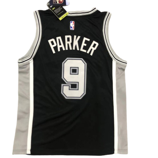 REGATA NBA SAN ANTONIO SPURS TONY PARKER PRETA