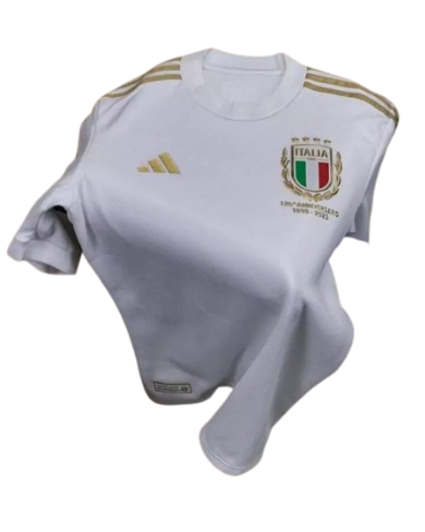 CAMISA SELEÇÃO ITÁLIA 23/24 125 ANOS - BRANCO